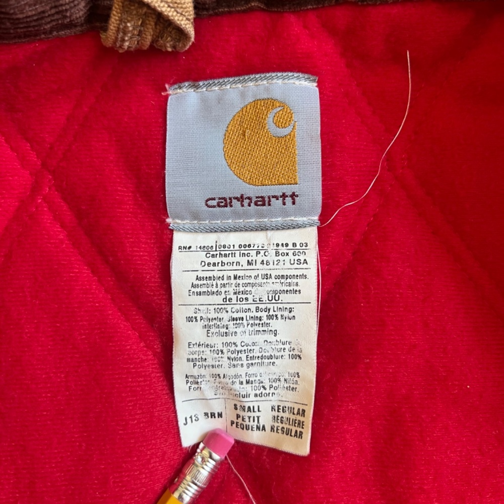 RARE VTG Carhartt Santa Fe w/ Red Lining - Picture 3 of 6